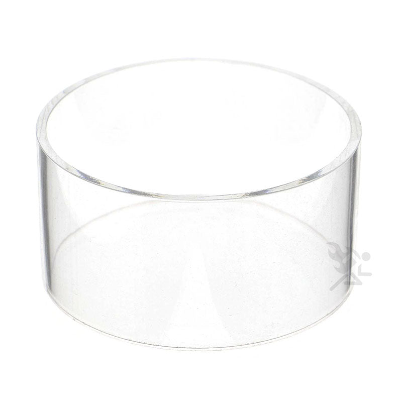 4 x 2 inch Acrylic Sports Ball Display Ring Pedestal Basketball Football Volleyball Bowling Ball