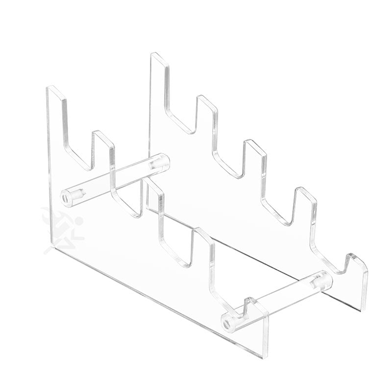 Acrylic 4 Tier Plate Rack Easel, Multiple Plate, Book, Frame, Knife Holder
