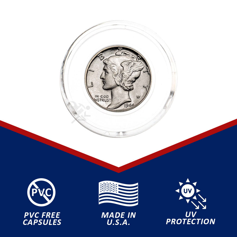 OnFireGuy 18mm Direct Fit Coin Holders, PVC Free, Made in USA, UV Protection