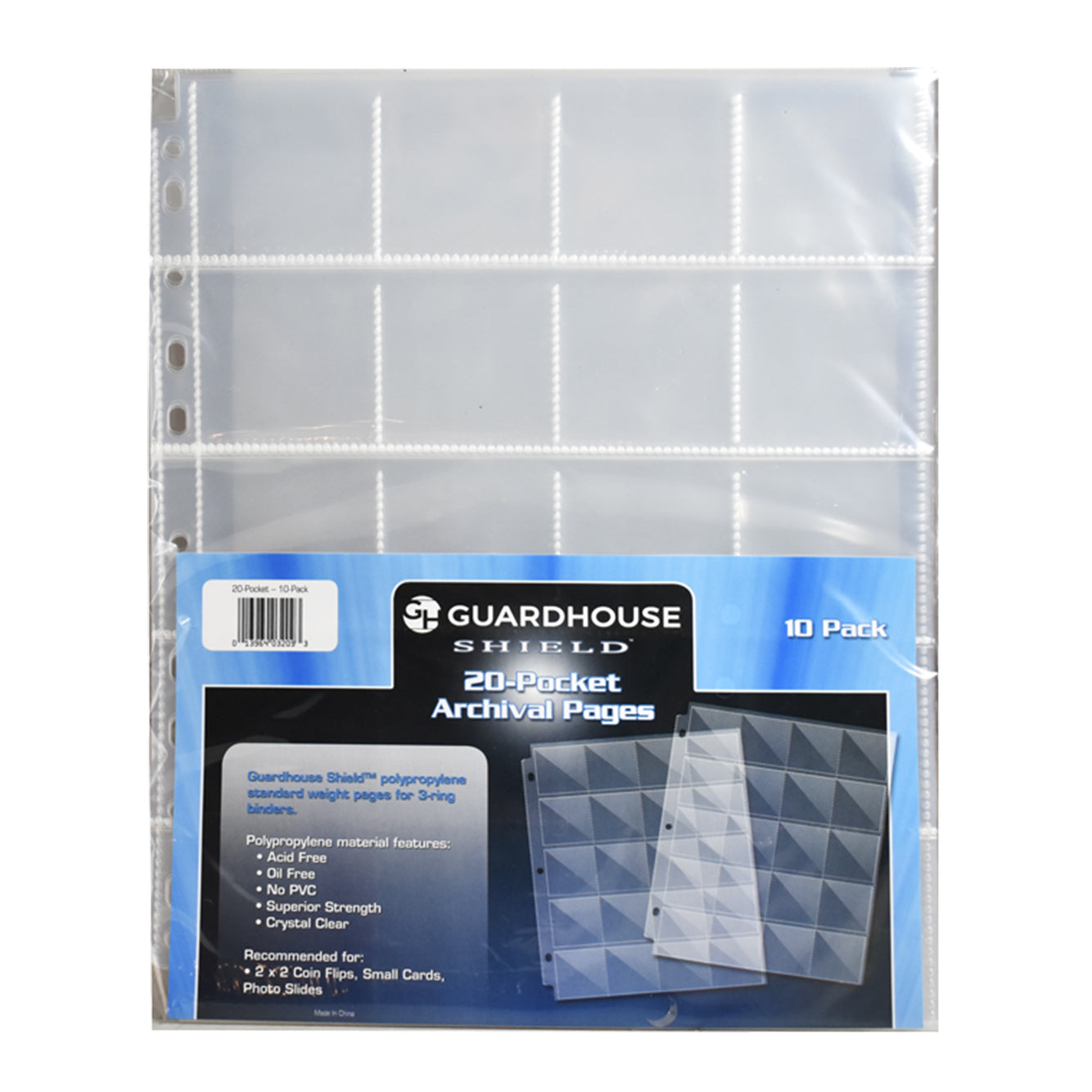Guardhouse Shield 20 Pocket (10 pack) Polypropylene Pages Guardhouse Shield 20 Pocket (10 pack) Polypropylene Pages