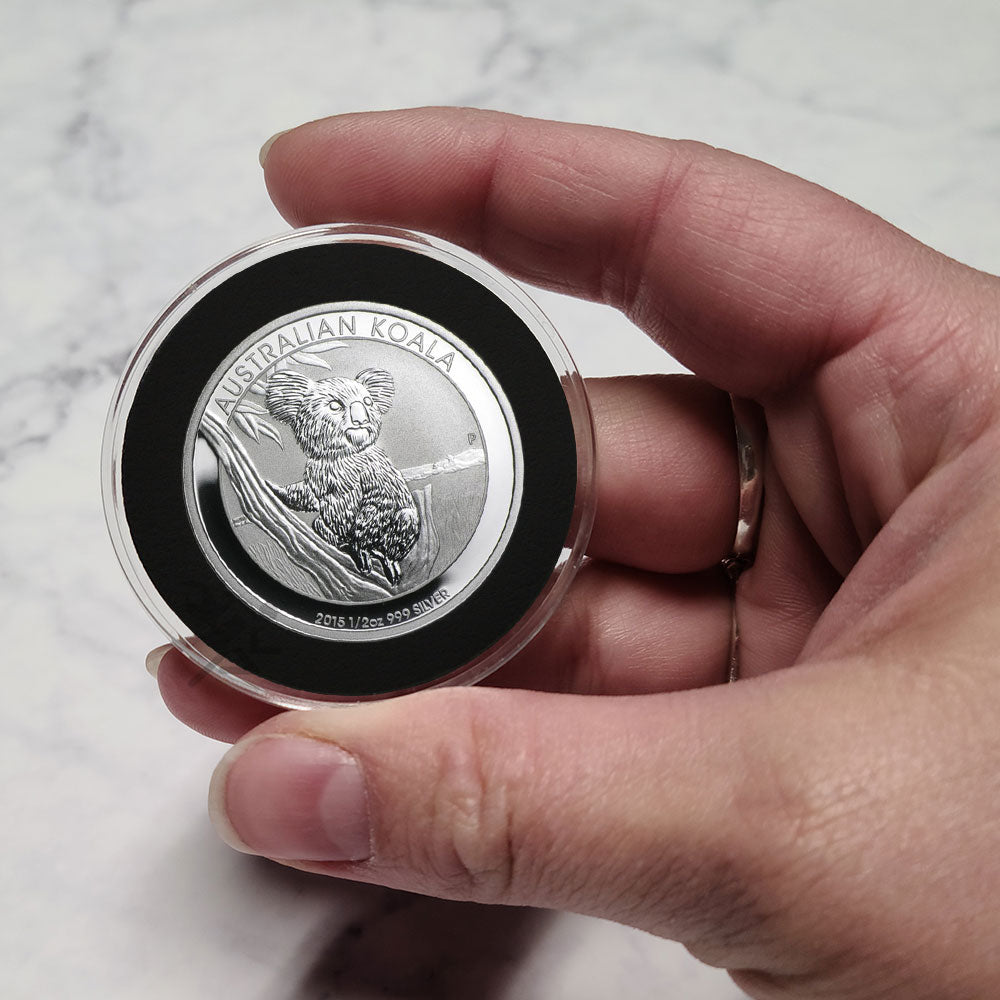 Air-Tite 36mm Coin Holder Capsules for 1/2oz Silver Koala