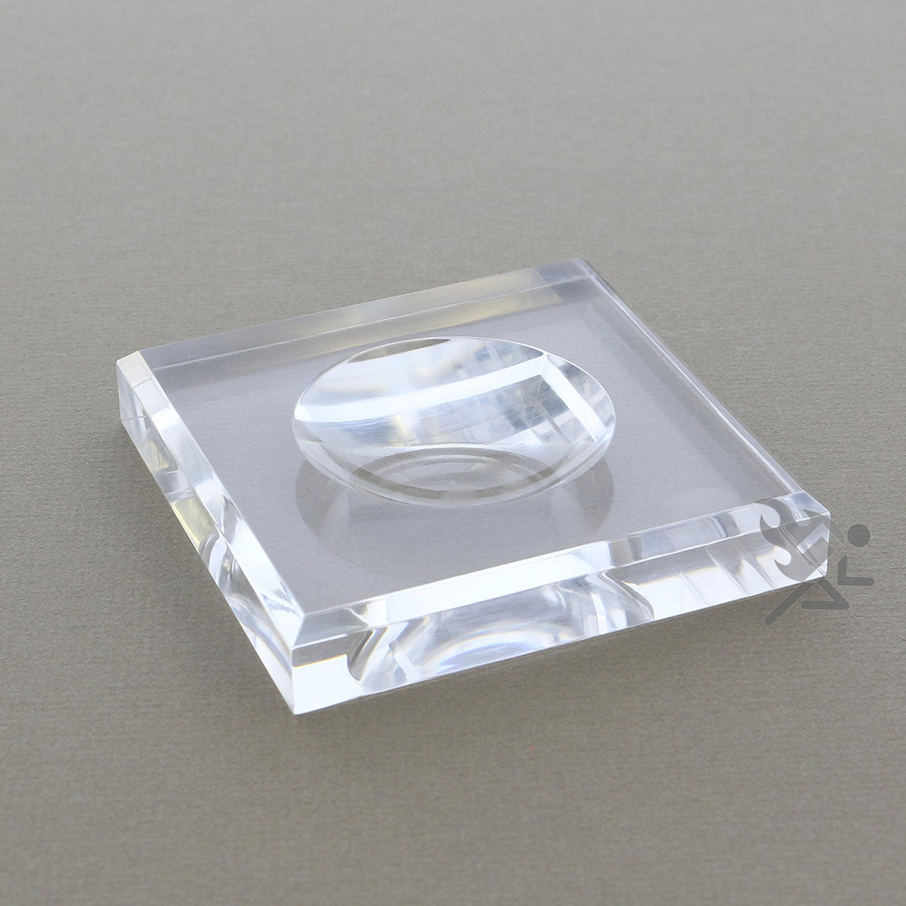 Jumbo 4" Square Dimple Block Display with 2.5" Dimple