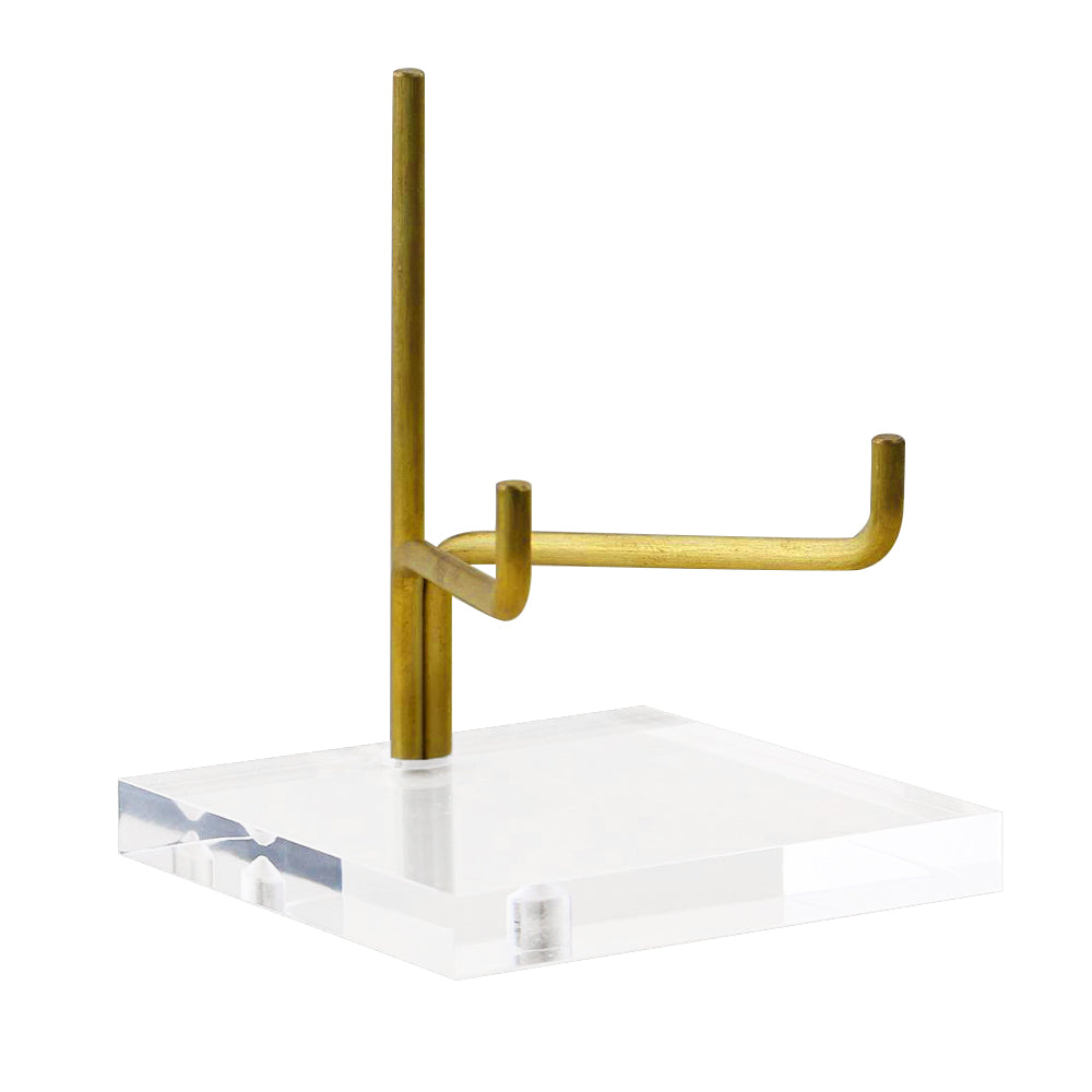 4-1/4" Adjustable Metal Arm Display Stand Easel with Acrylic Base