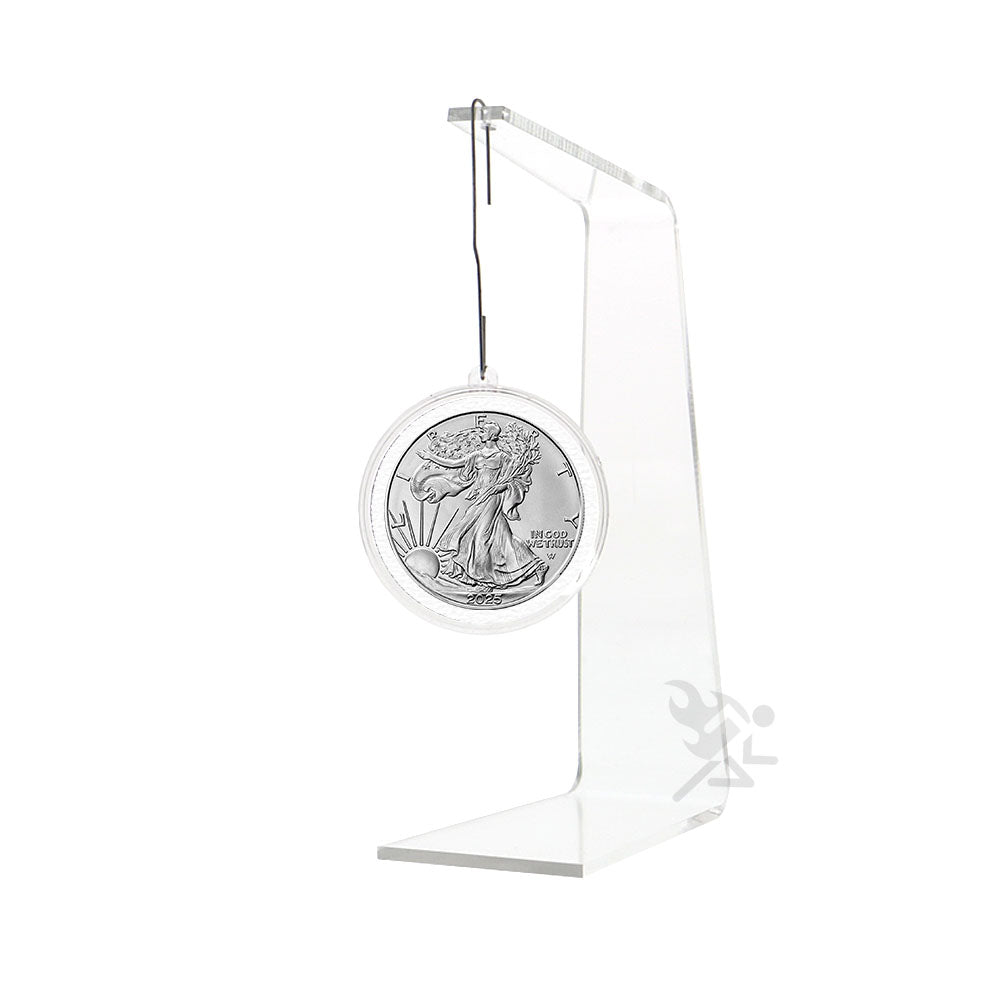 40mm Ring Fit Ornament Loop Coin Holders for 1oz Silver Eagles