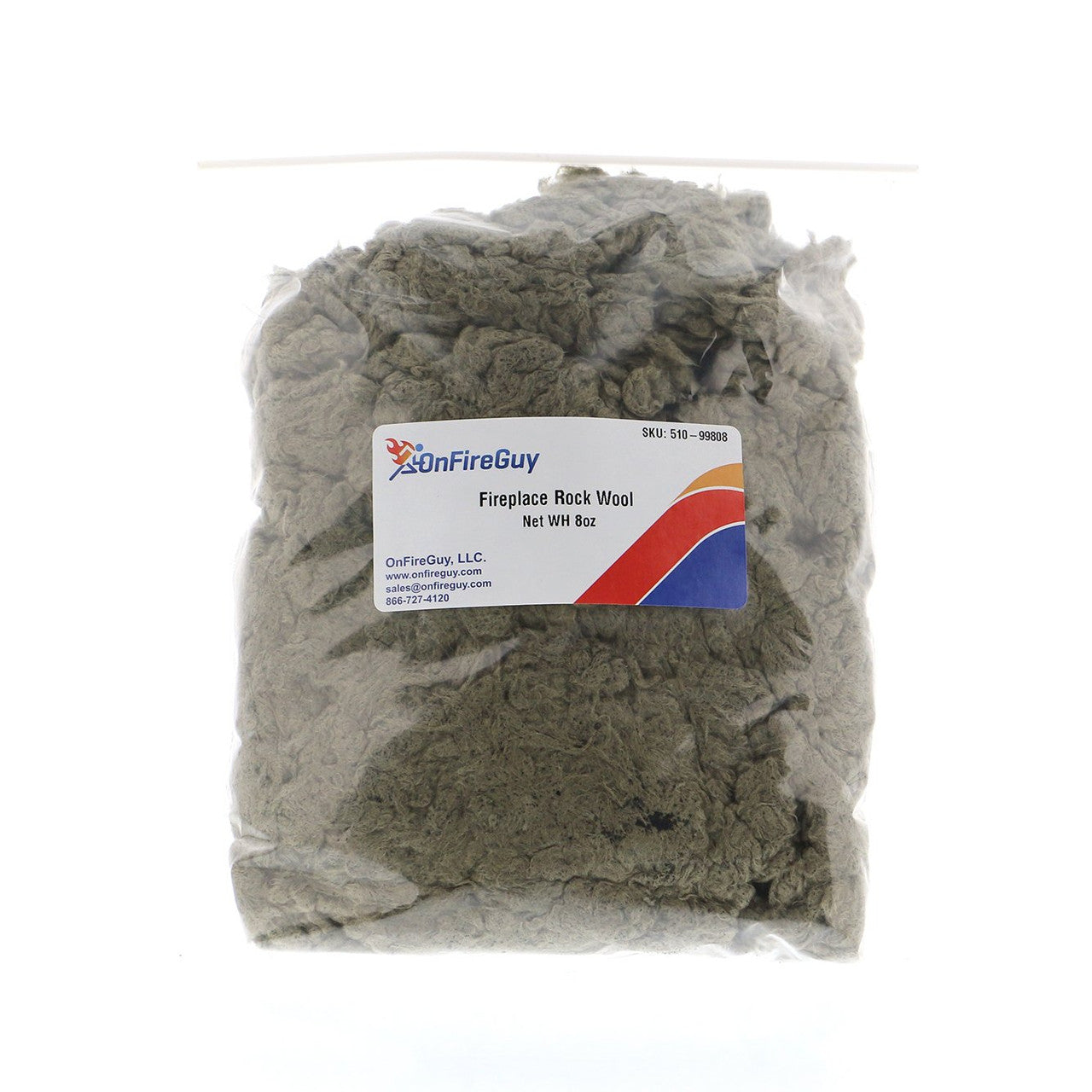 Fireplace Rock Wool, 8oz Bag