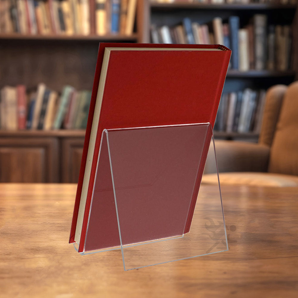 Acrylic Book Display Stand Easel 6" High with 7/8" Resting Shelf