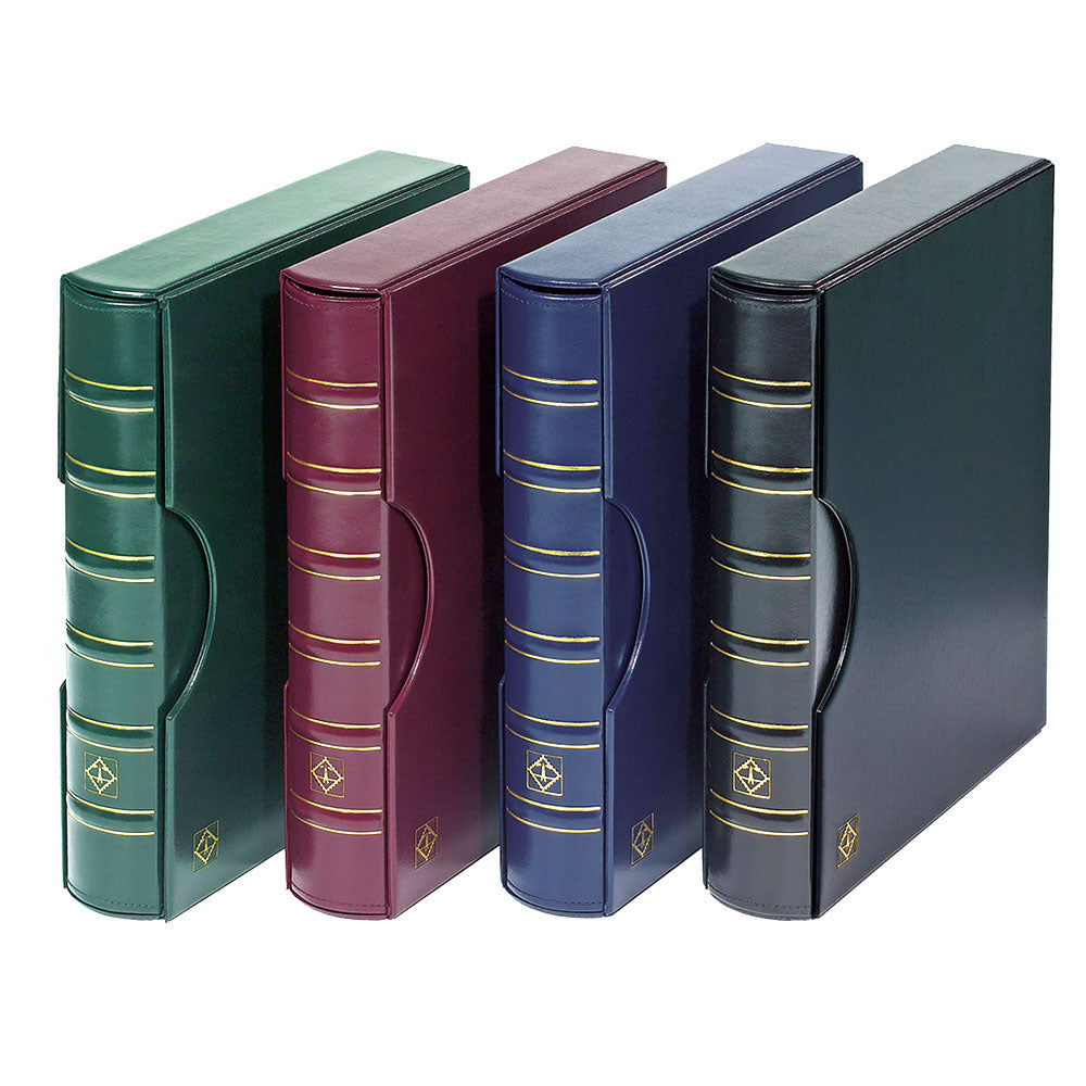 Classic Grande 3-Ring Binder with Slipcase for Storage of Coins, Stamps, Currency