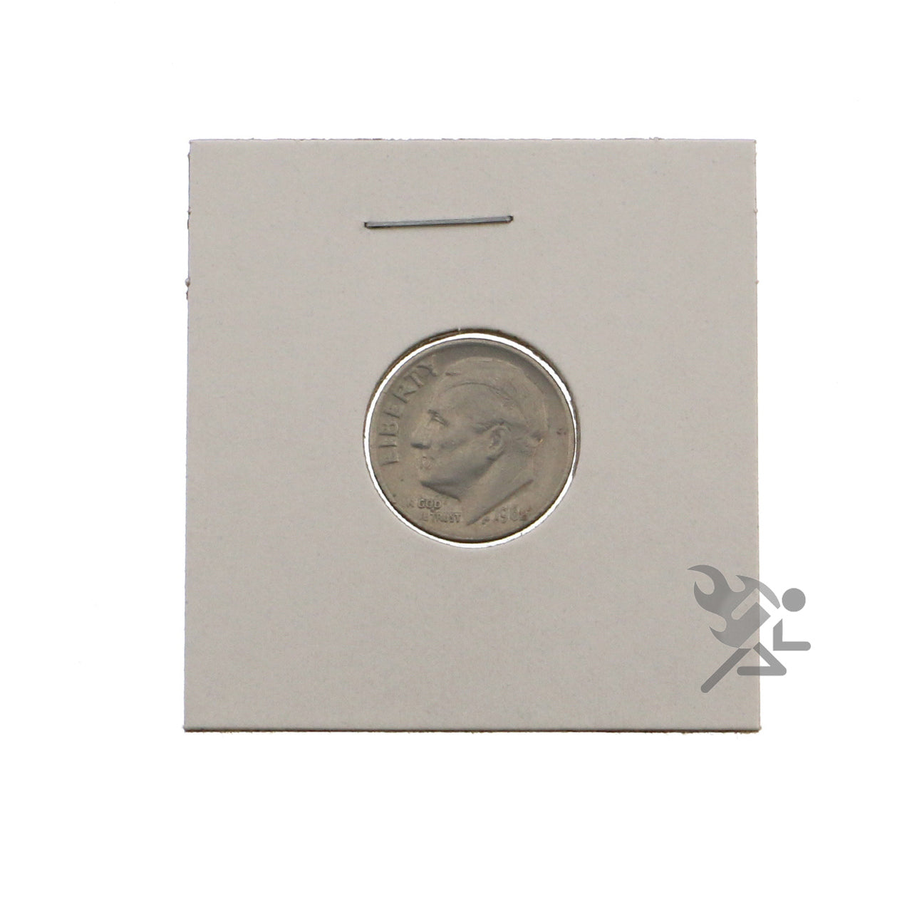 Cardboard & Mylar 2x2 Dime Coin Flips Qty: 100