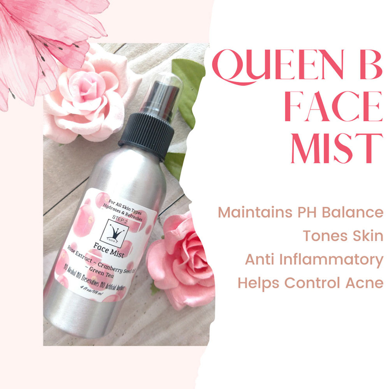 Face Mist Hydrating & Refreshing for All Skin Types