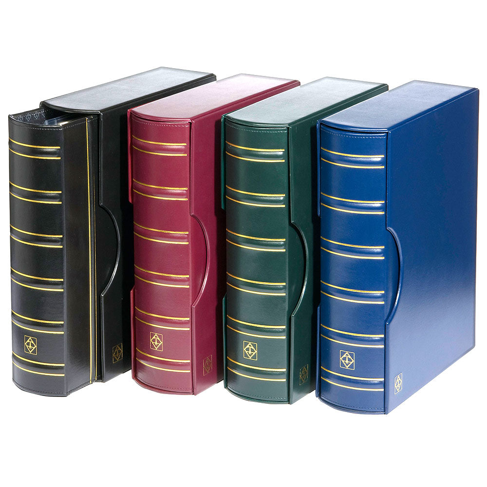 Grande G 4-Ring Binder with Slipcase for Storage of Coins, Stamps, Currency