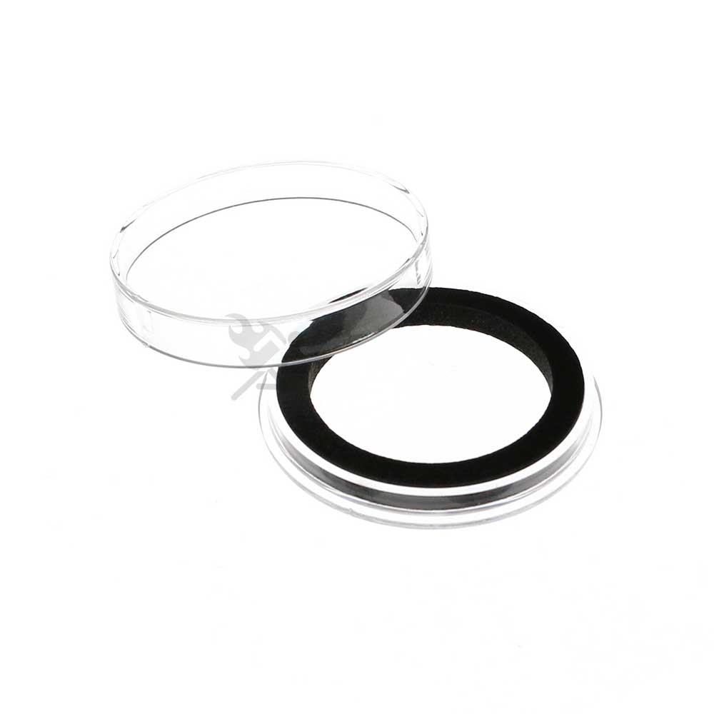 Coin Holder Tube & 10 Air-Tite High Relief 38mm Coin Holders for 2oz Queen's Beast