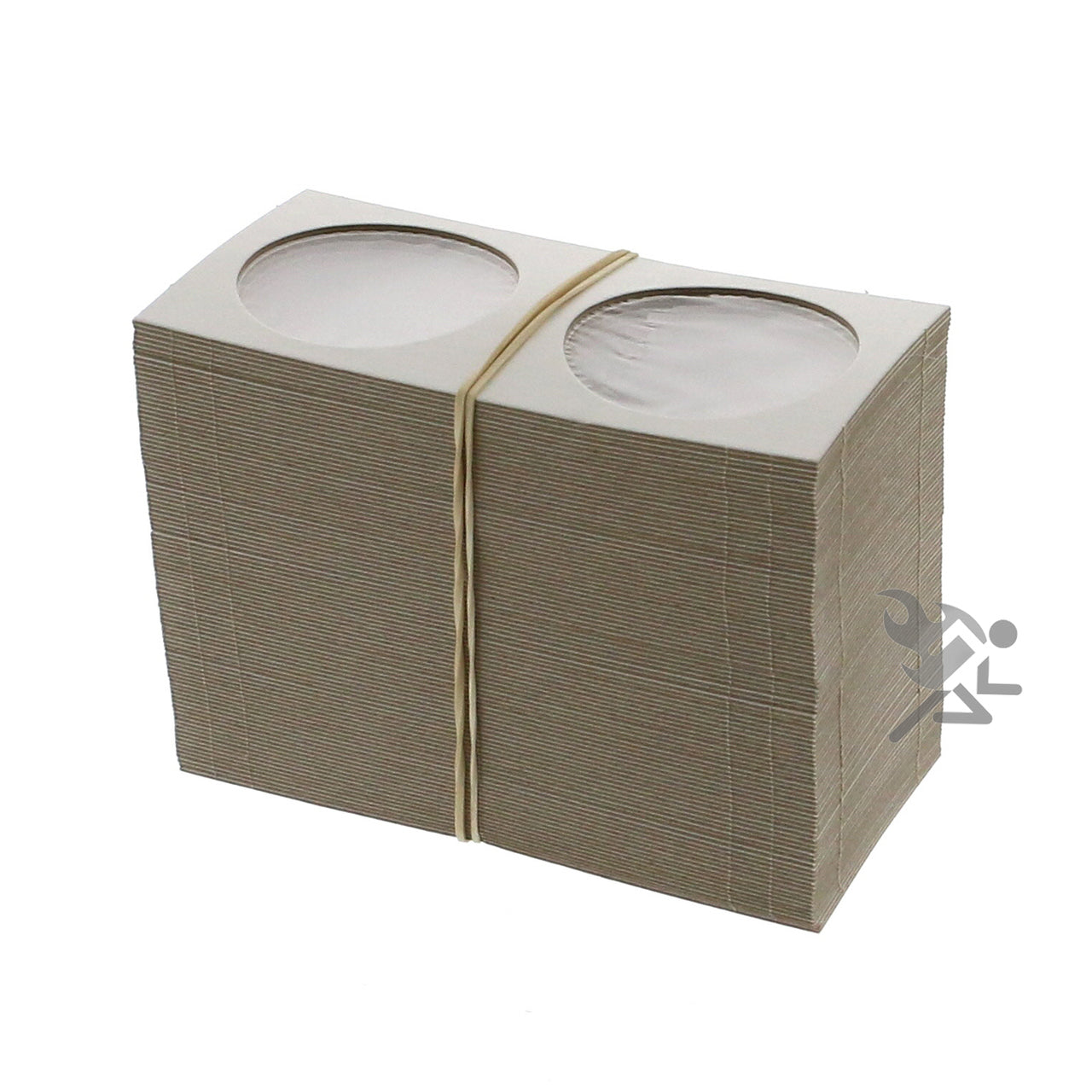 Cardboard & Mylar 2x2 Large Dollar Coin Flips Qty: 100