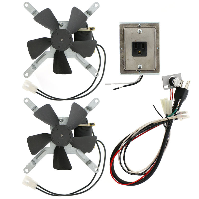RFK 1003 Heat Activated Fireplace Fan Blower Kit