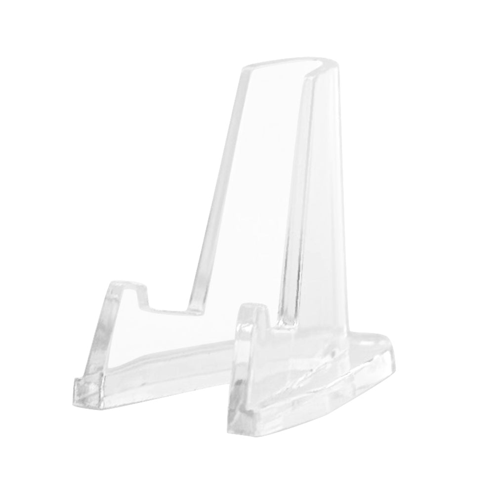 Card Display 200 DISPLAY STANDS EASEL For Coin Size Small Item Holders Plastic Ornamental Stand Display Easels