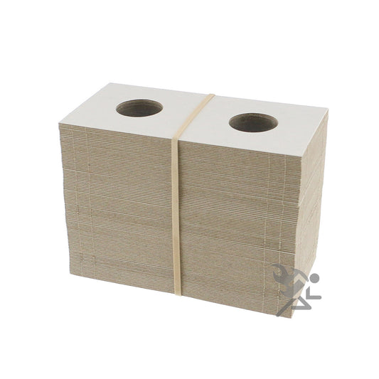 Cardboard & Mylar 2x2 Penny/Cent Coin Flips Qty: 100