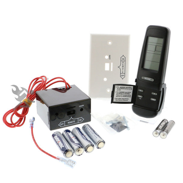 Smart Batt III Heat-n-Glo Fireplace LCD Thermostat Timer Remote