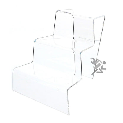 Acrylic 3-Step Stair Display Riser Stand for Funko Pop Figure, Decorations, Organizer