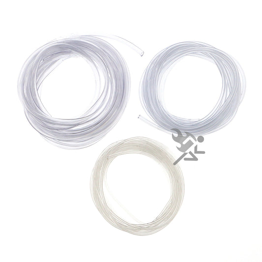 3 Size Variety Pack of Clear Flexible Vinyl Tubing