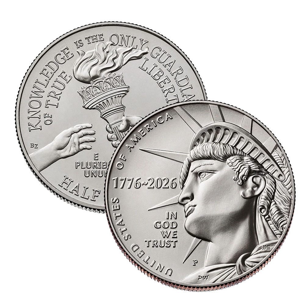 Semiquincentennial Half Dollar 2026 Enduring Liberty