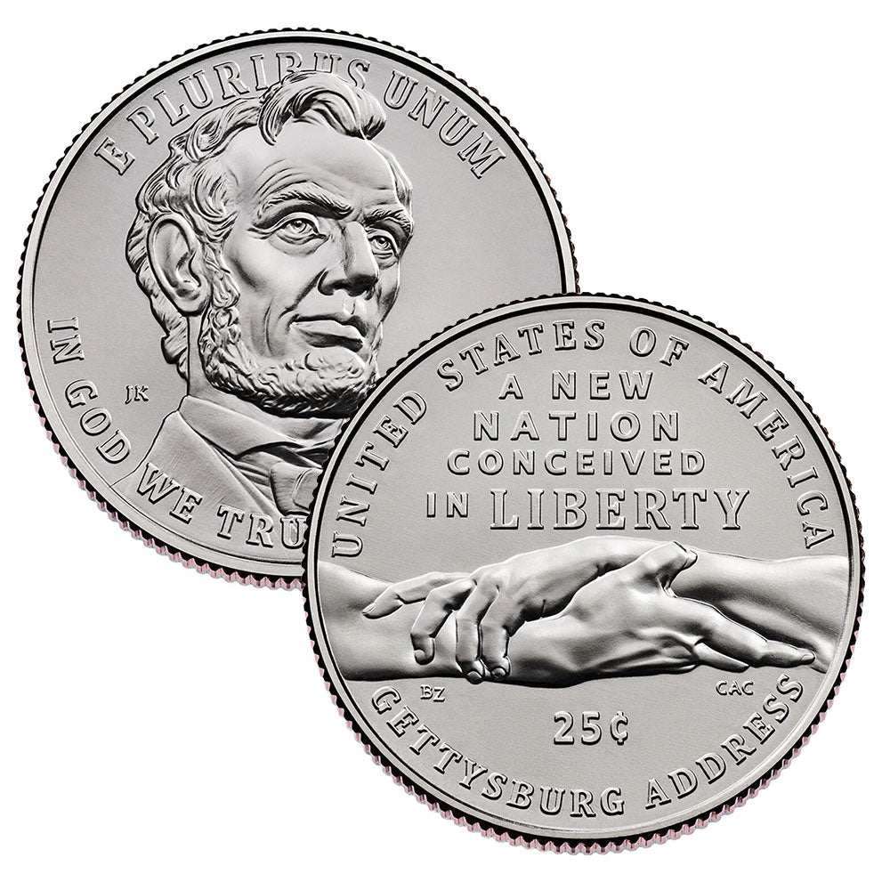 Semiquincentennial Quarters 2026 Gettysburg Address