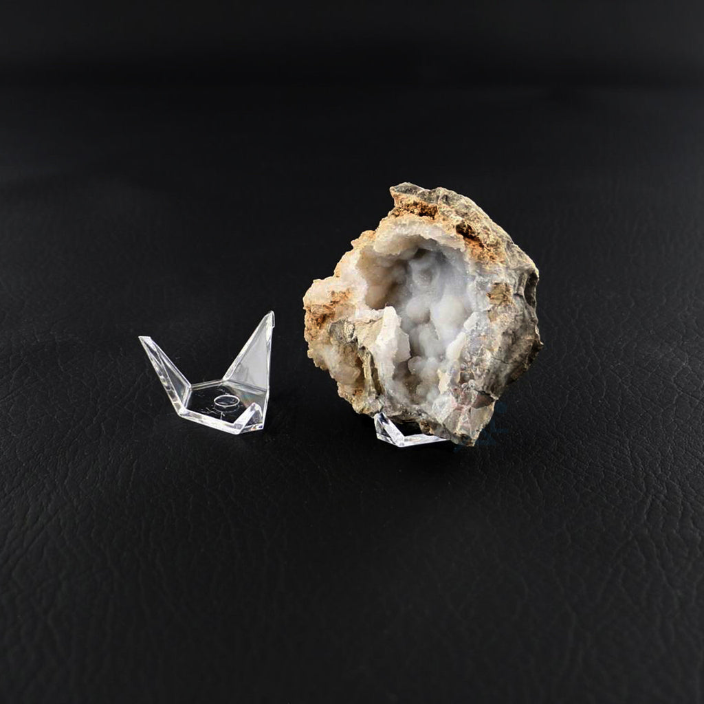 1.25" Triangle Display Stands for Minerals Geodes Fossils