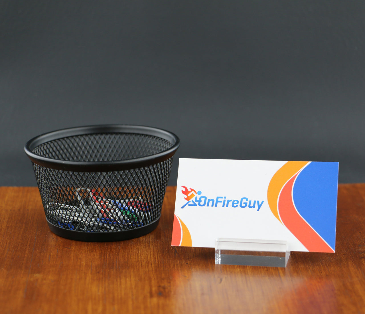 Slotted Display Stand Block for Place Settings Business Cards and Product Labels, 1-1/2 inch