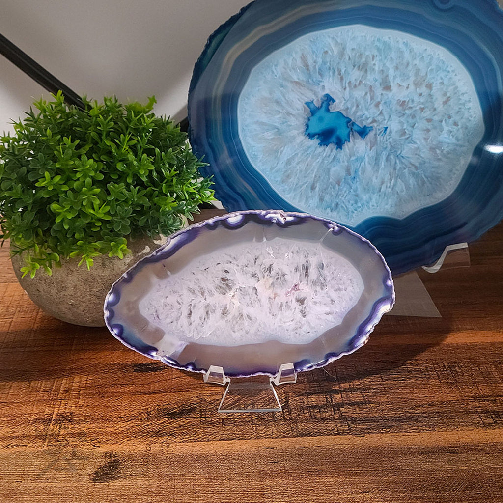 1.75" Clear Display Cradle for Small Minerals Stone Hearts Small Artworks