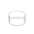 2 x 1 inch Acrylic Sports Ball Display Ring Pedestal Baseball Softball Tennis Ball