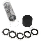 Capsule Tube & 20 Ring Fit 17mm Coin Holders for Russian 10 Kopeks