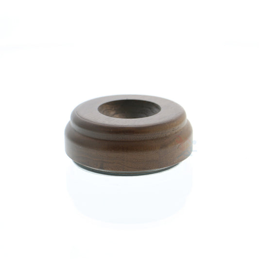 OnFireGuy Rotating Walnut Dimple Display Stand for 4" to 6" Spheres