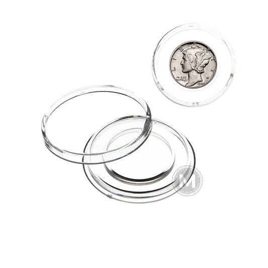 Direct Fit 18mm Coin Holders for US Dimes