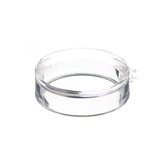 1-5/8" x 1/2" Clear Acrylic Beveled Sphere Display Stands