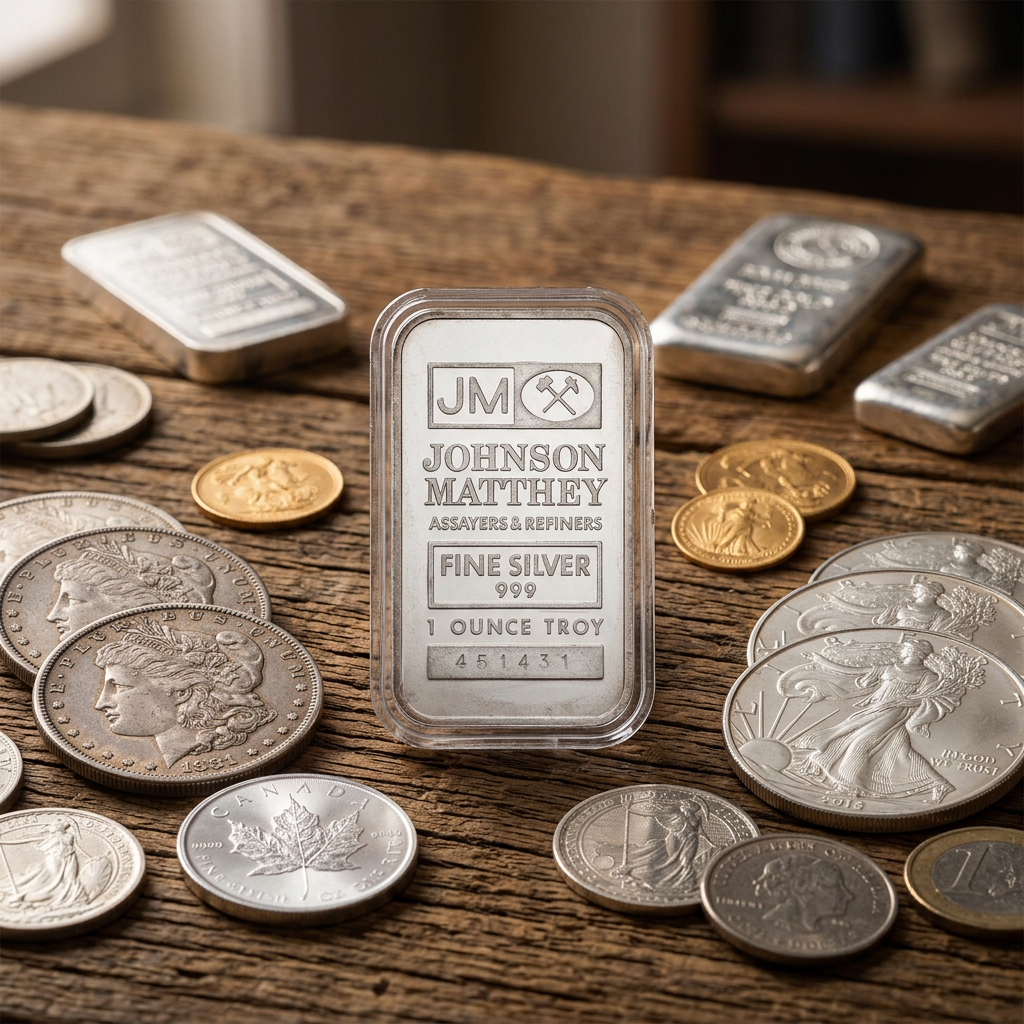 1oz Silver Bar Direct Fit Holders