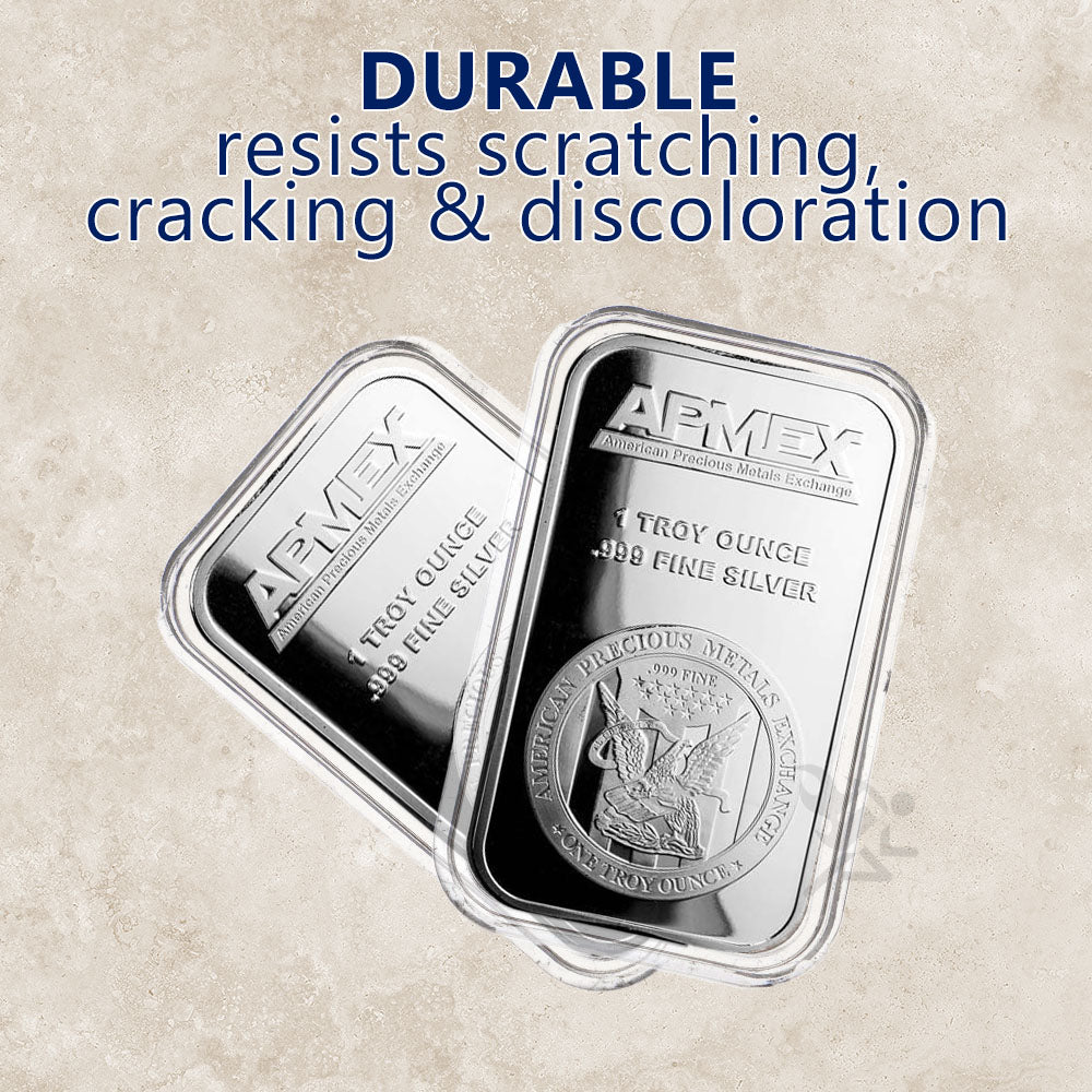 1oz Silver Bar Direct Fit Holders