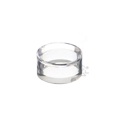 1" x 1/2" Acrylic Beveled Sphere Display Stands