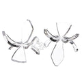 2-1/4" Reversible Three-Prong Tulip Display Stands for Large Eggs and Geodes