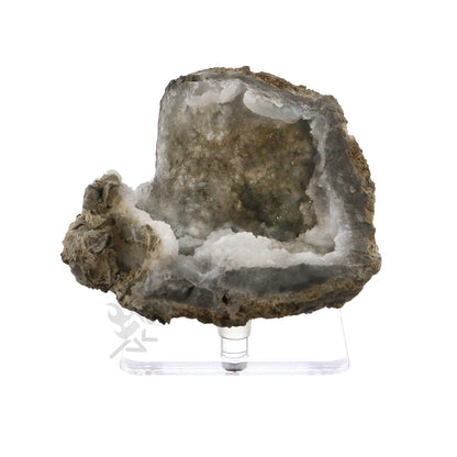Mineral Geode Fossil Display Stands, 2.5" Acrylic Three-Peg Holders