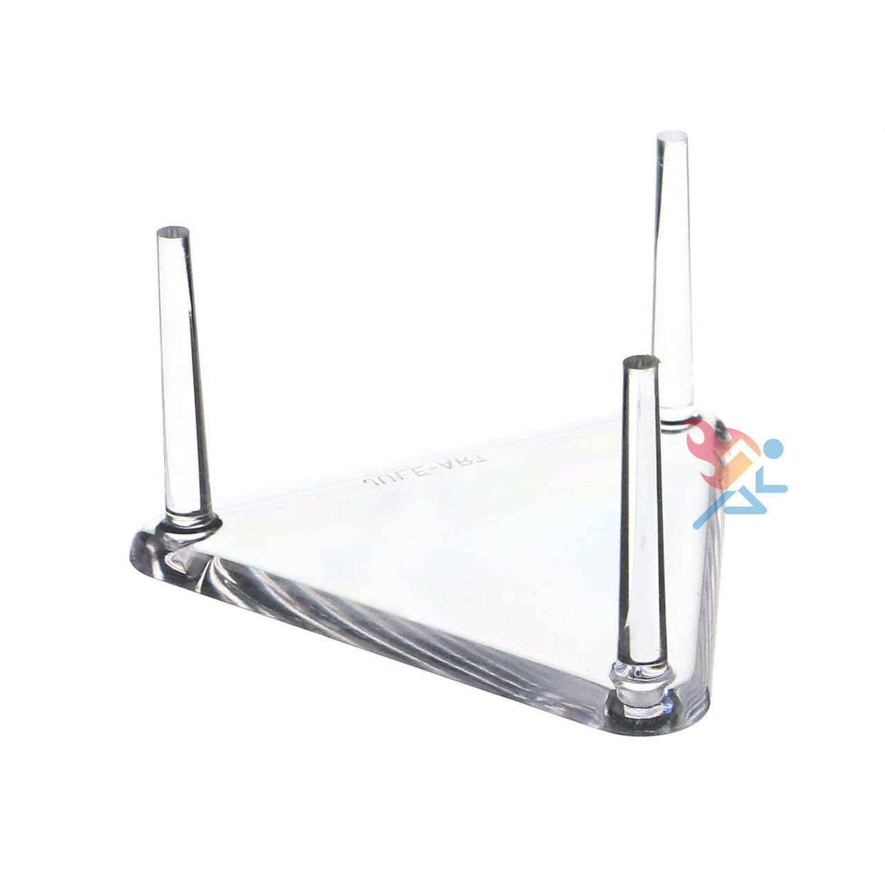 2.5" Triangle 3-Peg Display Stands for Minerals Fossils Geodes