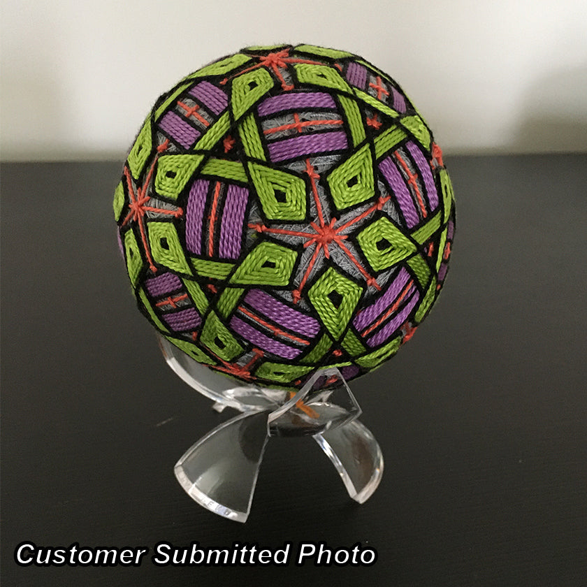 2-3/4" Reversible Three-Prong Tulip Display Stands for Large Eggs and Geodes