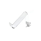 2.75-inch Clear Acrylic Slanted Display Stand Easels