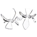 2-3/4" Reversible Three-Prong Tulip Display Stands for Large Eggs and Geodes