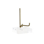 2-3/4" Adjustable Metal Arm Display Stand Easel with Acrylic Base