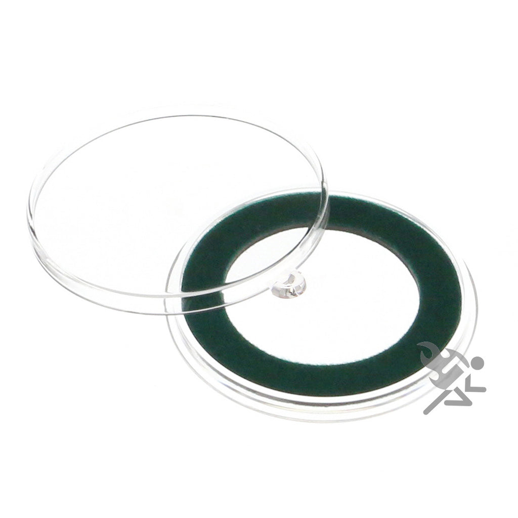 32.7mm Velour Ring Ornament Loop Coin Holders for 1oz Gold Eagles