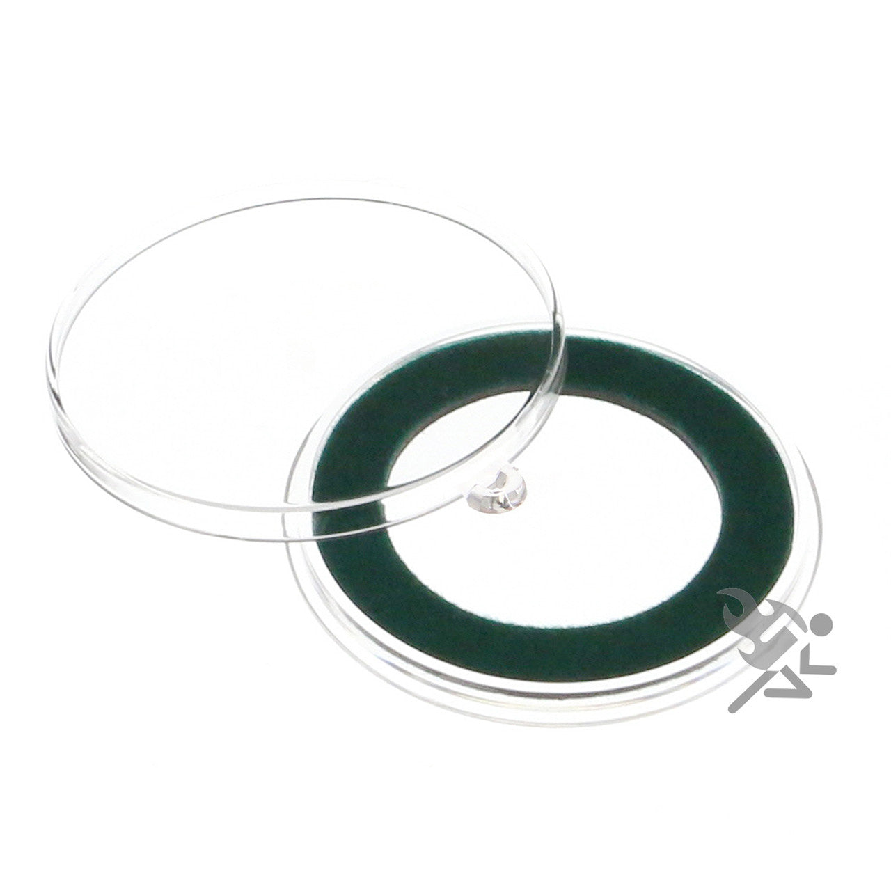 32.7mm Velour Ring Ornament Loop Coin Holders for 1oz Gold Eagles