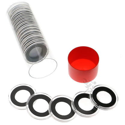 Capsule Tube & 20 Air-Tite 20mm Ring Fit Coin Capsules for 1/4oz Gold Maple Leaf
