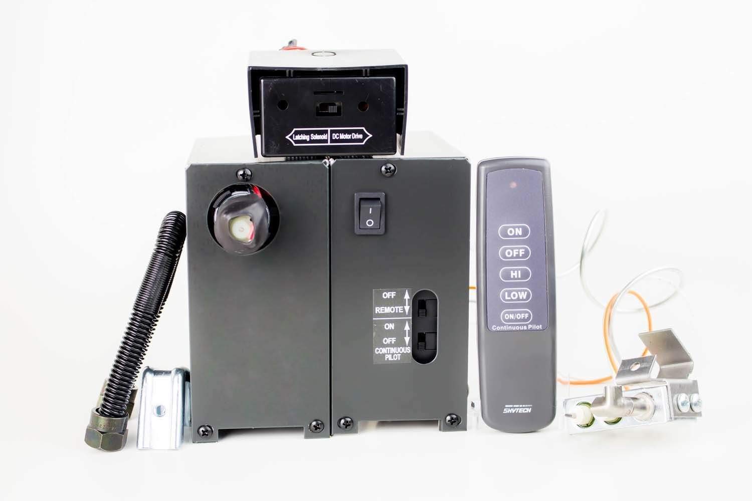 Skytech AFVK-SP-MH/L-SPLIT Spark to Pilot Hi/Lo Split Gas Valve Kit Remote Control Vented Gas Logs