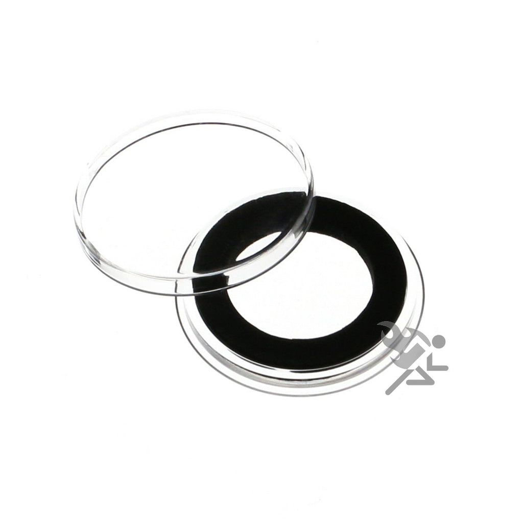 Capsule Tube & 20 Ring Fit 21mm Coin Holders for US Nickels