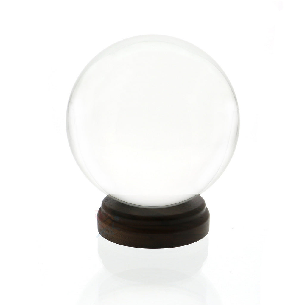 OnFireGuy Rotating Walnut Dimple Display Stand for 6" to 8" Spheres