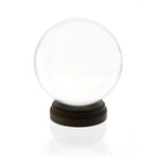 OnFireGuy Rotating Walnut Dimple Display Stand for 6" to 8" Spheres
