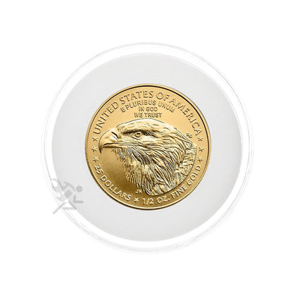 Air-Tite 27mm Coin Capsules for 1/2oz Gold Eagles